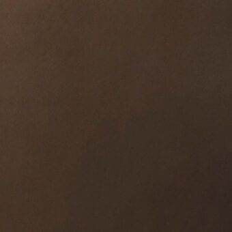 Brown leather texture sample with a matte finish, displaying a natural grain and warm, even coloration throughout the solid surface.